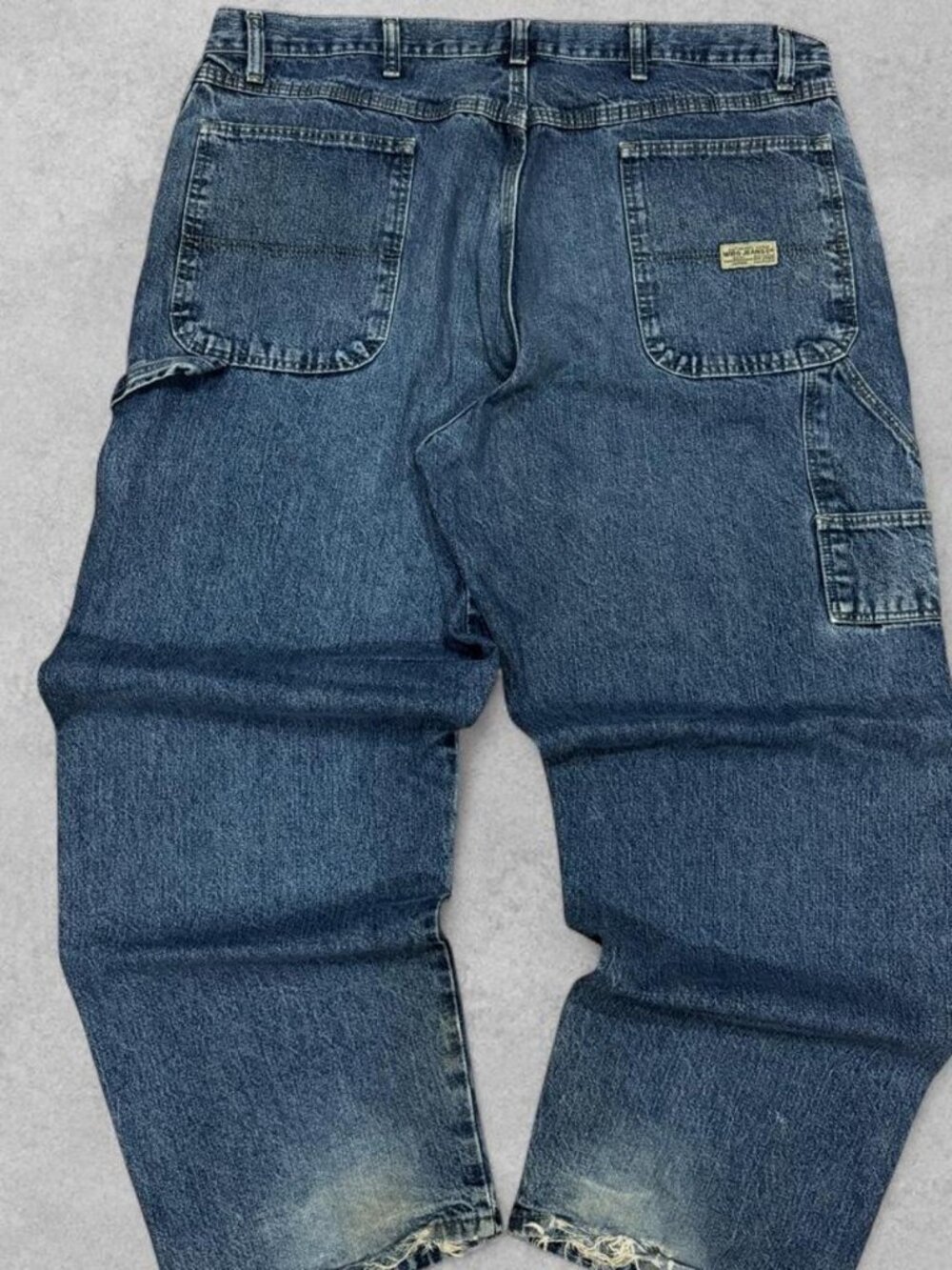 Wrangler Vintage Baggy blue carpenter y2k jeans
